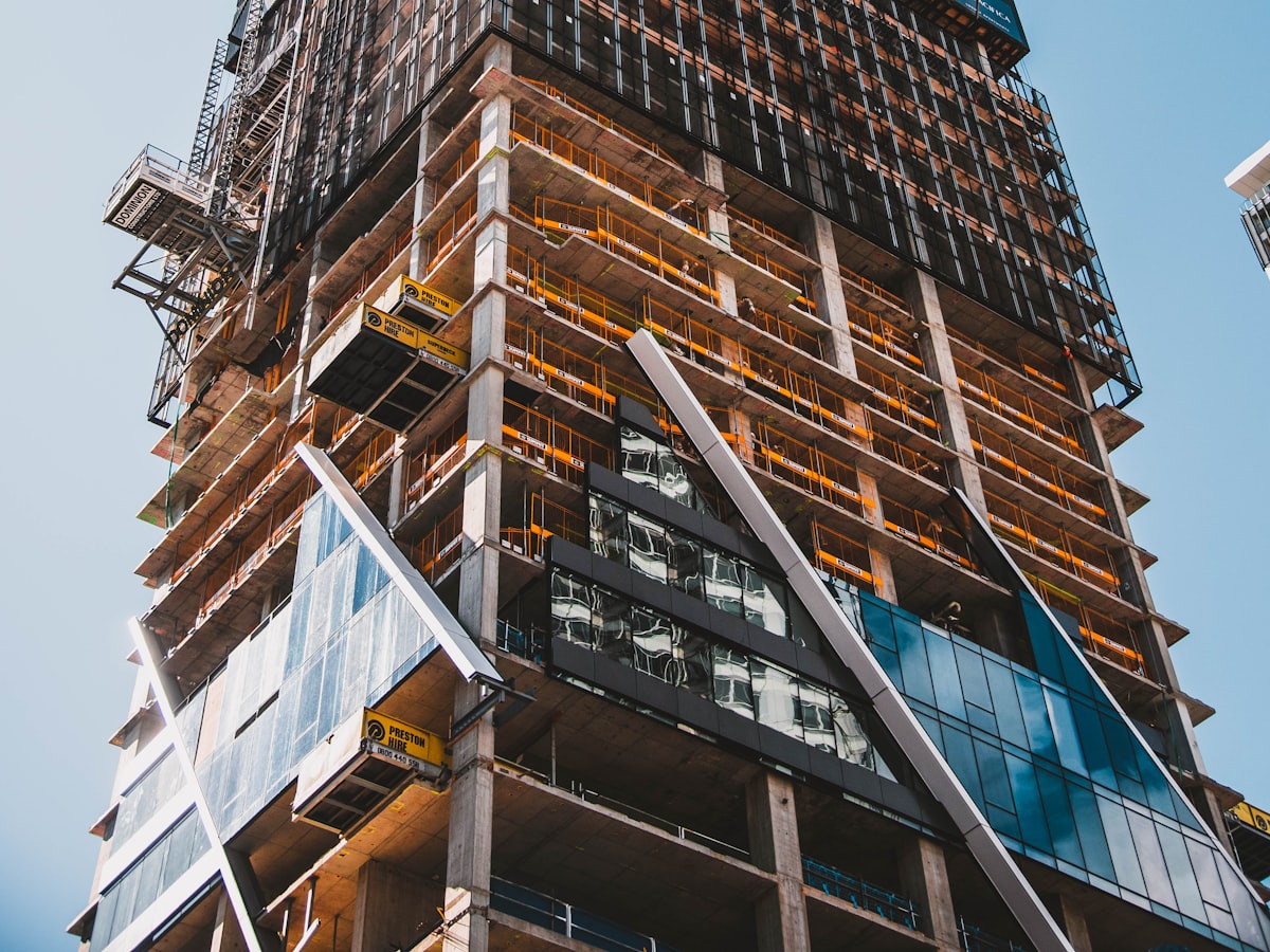 Construction project financed by Biz Corp Solutions