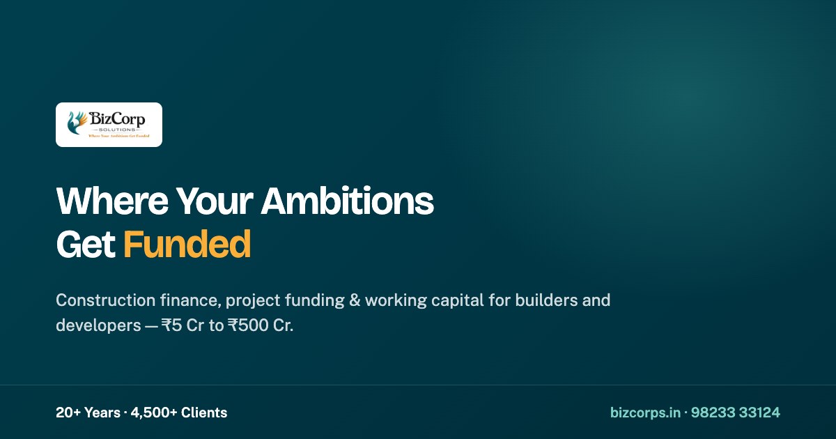 Construction finance document checklist | Biz Corp